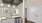 a kitchen with white cabinets