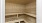 a wooden staircase in a room