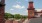 a brick building with a tower